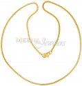 22 Kt Gold Chain - Click here to buy online - 533 only..
