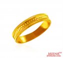 22K Gold Band - Click here to buy online - 686 only..