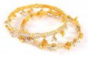 22Kt Gold Two Tone Bangles - Click here to buy online - 2,427 only..