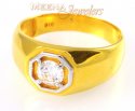 22Kt Gold Mens Signity Ring - Click here to buy online - 315 only..