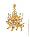 22kt Gold Amba Ma Pendant - Click here to buy online - 492 only..