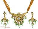 22K Kundan Pendant Set