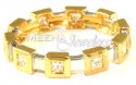 18Kt Yellow Gold Diamond Ring - Click here to buy online - 1,070 only..