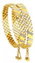 22 Kt Gold Two Tone Bangles - Click here to buy online - 1,670 only..