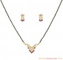 Click here to View - Diamond Mangalsutra Set With Ruby 