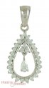 White Gold Fancy Pendant - Click here to buy online - 163 only..