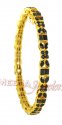 Gold Bangle with Sapphire - Click here to buy online - 891 only..