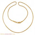 Gold Fancy Chain (16 Inch) - Click here to buy online - 319 only..