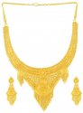 Click here to View - Gold Necklace and Earrings Set 