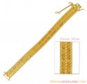 Gold bracelet ( 8 inches) - Click here to buy online - 2,143 only..