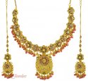 Click here to View - Indian Antique Necklace Set 