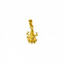 22k Gold Laxmi Pendant - Click here to buy online - 181 only..