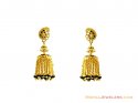 Designer Black Meena Earrings 22k 