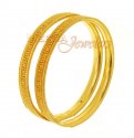 22K Gold Bangles - Click here to buy online - 1,615 only..
