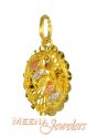 Click here to View - Three Tone Gold Pendant 