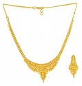 Gold Light Necklace Set - Click here to buy online - 833 only..