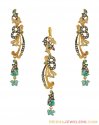 22Kt CZ Pendant Set - Click here to buy online - 1,339 only..