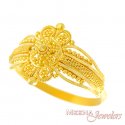 22k Gold Ladies Ring - Click here to buy online - 154 only..