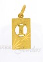 Click here to View - 22Kt Initial Pendant (I) 
