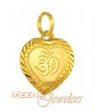 22Kt Om Pendant - Click here to buy online - 60 only..