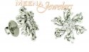 18Kt White Gold Earring - Click here to buy online - 208 only..