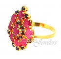 22 Kt Gold Precious Stone Ring - Click here to buy online - 265 only..