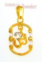 Om Pendant (22Kt Gold) - Click here to buy online - 181 only..
