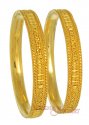 Gold Filigree Bangles - Click here to buy online - 1,446 only..