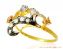 Colored Stones Gold Ring 22k  - Click here to buy online - 239 only..