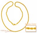22 Kt Gold Rope Chain - Click here to buy online - 385 only..
