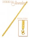 22Kt Gold  Reversible Ladies Bracelet - Click here to buy online - 371 only..