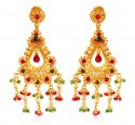 22Kt Gold Chand bali with Jhumki - Click here to buy online - 3,200 only..