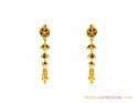 22K Fancy Meena Chandelier Earrings