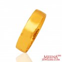 22kt Yellow Gold Wedding band - Click here to buy online - 996 only..