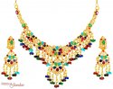 22Kt Gold Navratan Set - Click here to buy online - 2,196 only..