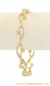 18k Designer  Bangle(1 pc) - Click here to buy online - 3,280 only..