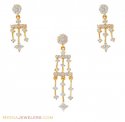 Click here to View - 22kt Gold Signity pendant set 