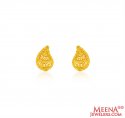 22k Gold Earrings  - Click here to buy online - 544 only..