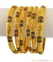 22k Meenakari Bangles Set(Set of 6)