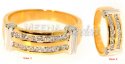 18kt Yellow Gold Diamond Ring - Click here to buy online - 3,597 only..