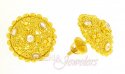 22Karat Gold Earrings with Filigree  - Click here to buy online - 240 only..