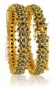Click here to View - Gold Bangles with Sapphire 