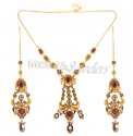 Antique 22Karat Gold Necklace Set - Click here to buy online - 2,250 only..