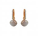 18Kt Gold Diamond Earring - Click here to buy online - 2,525 only..