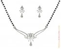 18Kt Gold Diamond Mangalsutra Set - Click here to buy online - 2,705 only..