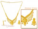 Click here to View - 22K Gold Designer Necklace 