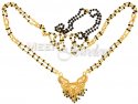 22 Kt Gold Long Mangalsutra - Click here to buy online - 1,181 only..
