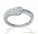 18K White Gold Fancy Diamond Ring - Click here to buy online - 1,338 only..