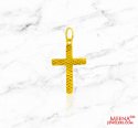 22Kt Gold Cross Pendant - Click here to buy online - 190 only..
