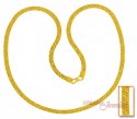 Gold Flat Chain (20 Inch) - Click here to buy online - 607 only..